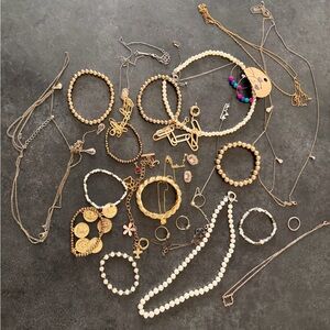 Gold and Silver Mystery Jewelry Set